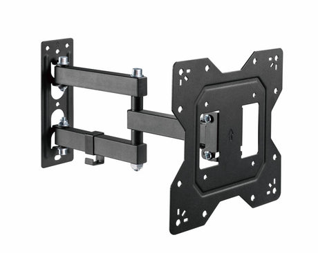 Suport TV Serioux LCD/LED, TV68-223, compatibilitate  dimensiune ecran 23"-43", material otel, VESA:100x100, 100x200, 200x100, 200x200, greutate maximă suportata: 30 kg, profil: 56~378mm, inclinare: ＋3°～-10°, pivotare: +90°~-90°, management cabluri, negru