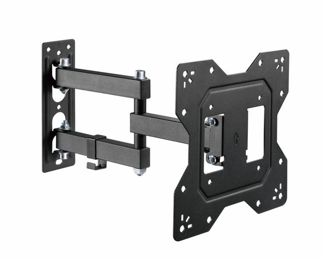 Suport TV Serioux LCD/LED, TV68-223, compatibilitate  dimensiune ecran 23"-43", material otel, VESA:100x100, 100x200, 200x100, 200x200, greutate maximă suportata: 30 kg, profil: 56~378mm, inclinare: ＋3°～-10°, pivotare: +90°~-90°, management cabluri, negru