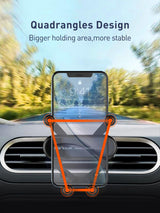 Suport auto telefon Gravity Serioux CH04,  Material: ABS, Mod de instalare: tip cataramă, poziție fixă: aerisire, culoare: negru, potrivit pentru: telefon mobil