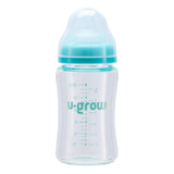 Biberon de sticla180 ml+2 tetine, U-Grow