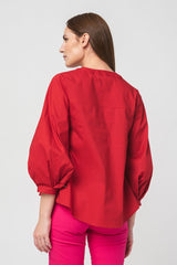 CAMASA CASUAL FEMEI RED XS