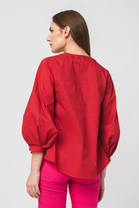 CAMASA CASUAL FEMEI RED XS