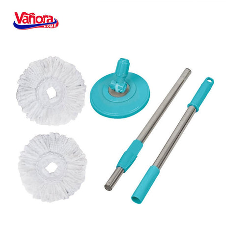 SET CURATENIE CU MOP ROTATIV, CLEAN360, ALBASTRU