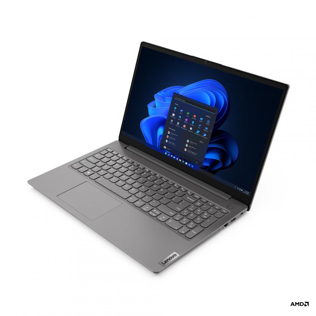 Notebook SMB Lenovo V15 G4 ABP, cu procesor AMD Ryzen 7 7730U, 15.6'' IPS, 16 GB DDR4, 512 GB SSD, AMD Radeon Graphics, Fr OS
