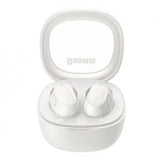 Casti Baseus Bowie WM02 TWS,  wireless, bluetooth 5.3, microfon pe casca, crem