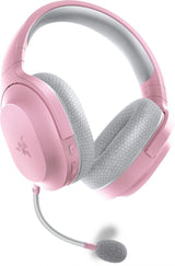 Casti cu microfon Razer Barracuda X - Quartz (2022) wireless,  Wireless Multi-platform Gaming and Mobile Headset, USB-C, 20 Hz – 20 kHz, 32ohm, 96db, driver 40mm, roz