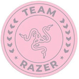 Covor de podea Razer Team, stratul superior: 100% catifea din poliester reciclat, stratul central: 100% material netesut reciclat, stratul inferior: strat de bază antiderapant din silicon, roz
