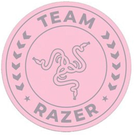 Covor de podea Razer Team, stratul superior: 100% catifea din poliester reciclat, stratul central: 100% material netesut reciclat, stratul inferior: strat de bază antiderapant din silicon, roz
