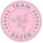 Covor de podea Razer Team, stratul superior: 100% catifea din poliester reciclat, stratul central: 100% material netesut reciclat, stratul inferior: strat de bază antiderapant din silicon, roz