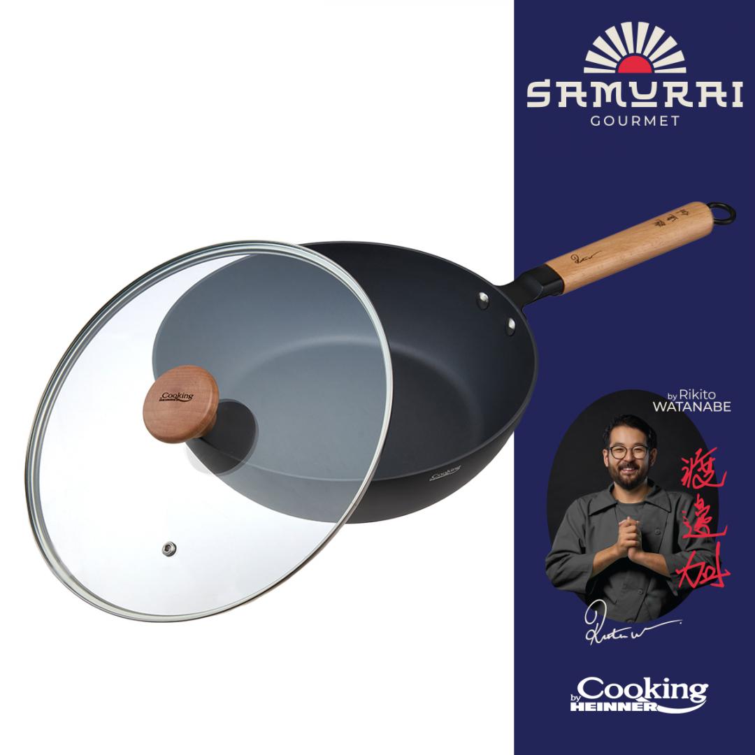 TIGAIE WOK + CAPAC 24X7.5 CM, RIKITO WATANABE, COOKING BY HEINNER