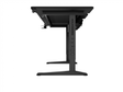 Birou gaming Genesis Holm Modular 160, material lemn/metal, reglabil pe inaltime 70 - 90 cm, iluminare RGB, management cabluri, negru