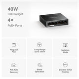 Mercusys Desktop Switch MS106LP 6 porturi 10/100Mbps, Standarde si protocoale  IEEE 802.3x Flow Control, 4 porturi POE, buget POE 40W, dimensiuni: 99.8*98*25mm.