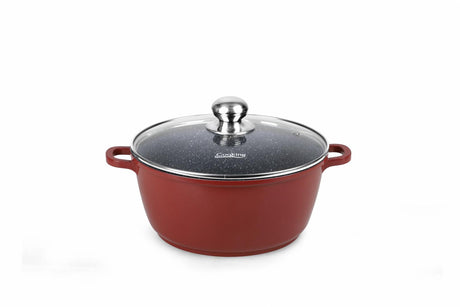 SEMIOALA ALUMINIU+CAPAC 30X13.5CM, 8L, CALABRIA; COOKING BY HEINNER