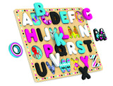 PLACA DE SORTARE ABC, JUCARIE LEMN