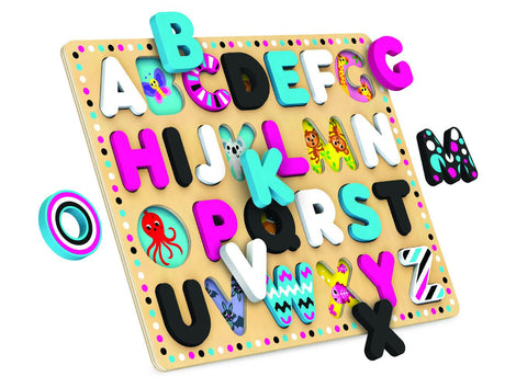 PLACA DE SORTARE ABC, JUCARIE LEMN