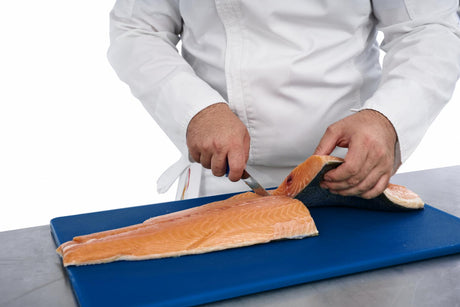 CUTIT DEZOSAT PROFESIONAL 18CM, ALBASTRU, CHEF LINE, COOKING BY HEINNER