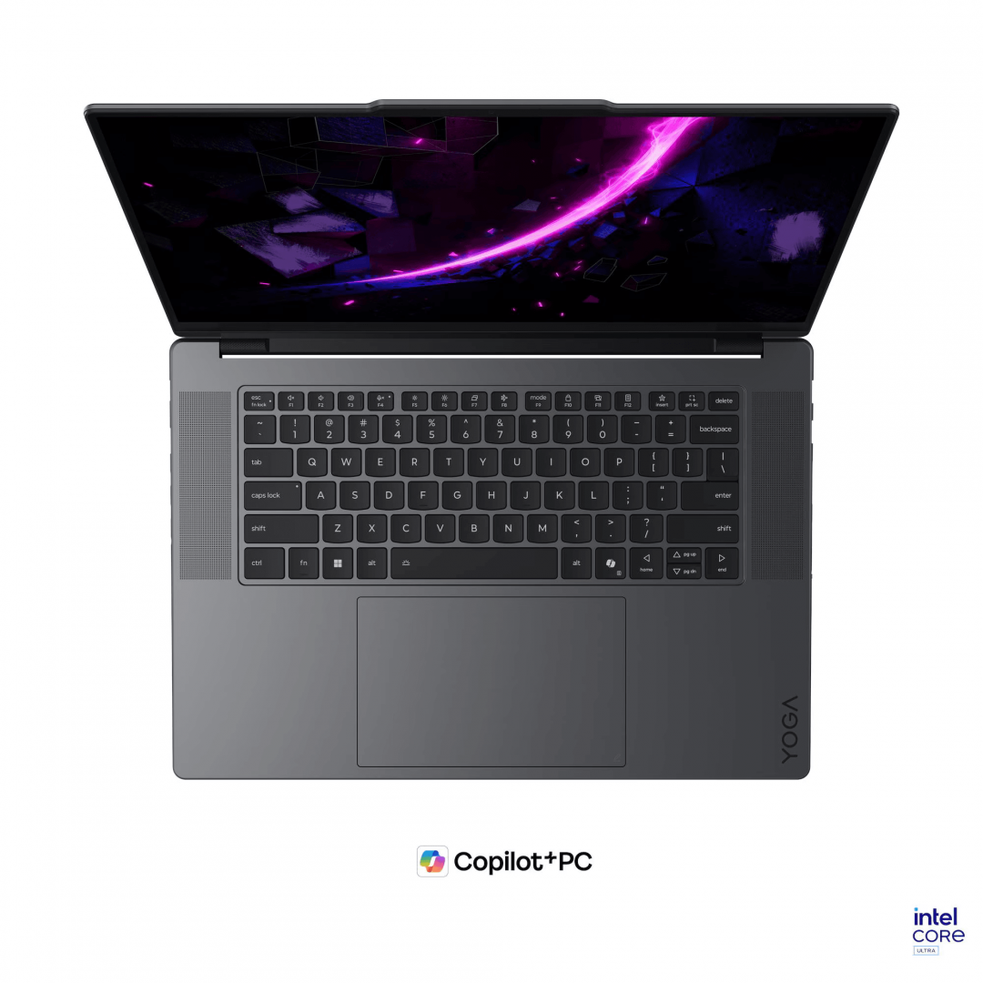 Laptop Consumer Lenovo Yoga Pro 9 16IPH11, cu procesor Intel Core Ultra 7 356H, 16'' OLED, 32 GB LPDDR5x, 1 TB, NVIDIA GeForce RTX 5060, 8GB GDDR7, Windows 11 Pro