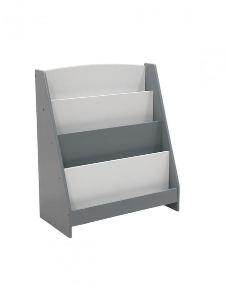 Raft depozitare carti, gri, MDF, U-Grow