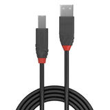 Cablu transfer Lindy LY-36674, USB 2.0 Type A to B, 3m, Anthra Line