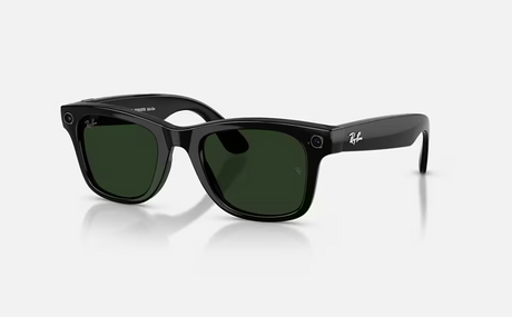 ORW4012 META WAYFARER High Bridge Fit - Shiny Black - Graphite Green Transitions® Gen 2