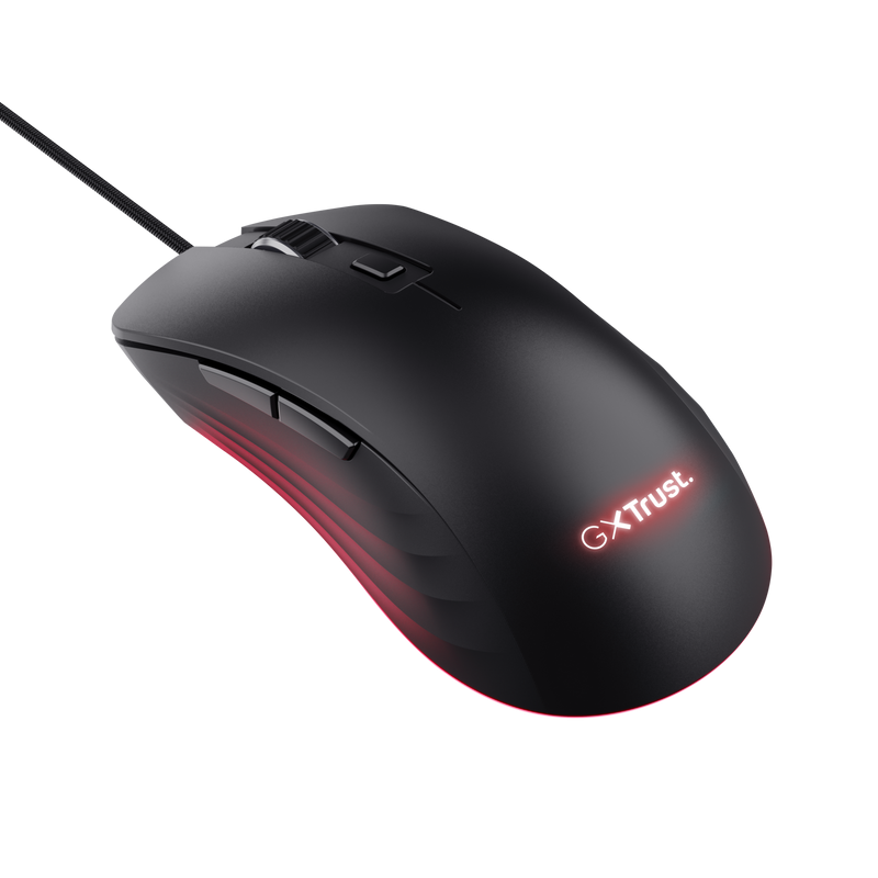 Mouse Trust GXT924 YBAR+ 25600 DPI, negru