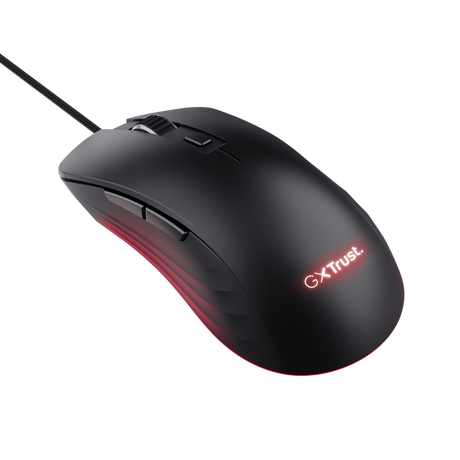 Mouse Trust GXT924 YBAR+ 25600 DPI, negru