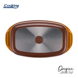 TAVA ROASTER DIN ALUMINIU TURNAT + CAPAC 39 X 22.5 X 11 CM, 5.3L, NICOLAI TAND, ORIGINI, COOKING BY HEINNER