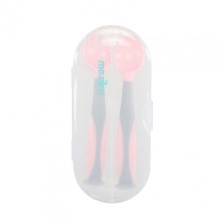 Set lingurita si furculita , roz, U-Grow