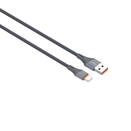 Cablu Serioux USB-A-TYPE-C 1M 30W.Lungime: 100 cm, Ieșire: 30W, tip cablu: USB-A la USB-C, culoare: Gri, funcție: încărcare și sincronizare