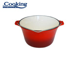 CEAUN DIN  FONTA EMAILAT, 22 X 13 CM , 3L, COOKING  BY HEINNER