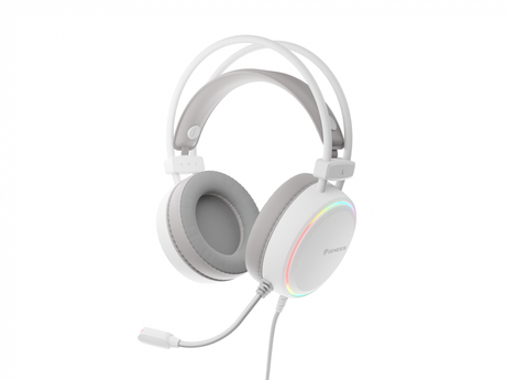 Casti Gaming Head-band Genesis Neon 613 G2, wired, Alb