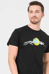 TRICOU CASUAL MANA BICICLETA BARBATI BLACK-M