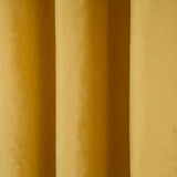 Set 2 draperii catifea 140x270 cm - Galbene