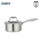 CASEROLA CU CAPAC, 16x8.5 CM, 1.6 L, TITANIUM3, COOKING BY HEINNER