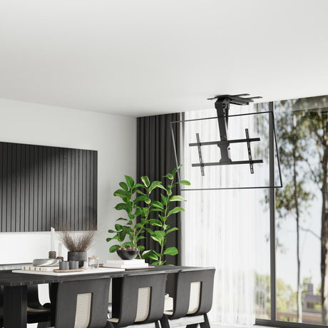 Suport TV Motorizat Serioux 43-86" 45kg compatibilitate dimensiune ecran 43"-86" VESA  200x100 - 800x400, greutate maxima suportata 45kg  Tilt 0~-80° Screen Level +2°~-2°