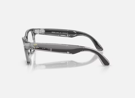 Ray-Ban Meta Wayfarer Gen 2 High Bridge FIT Transparent Grey Clear/Sapphire Transitions 50