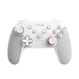 Controller wireless Trust Muta pentru consola Nintendo Switch, 15 butoane, controale: A, B, X, Y, L1, L2, L3, R1, R2, R3, reset, 8-way, start, select, d-input, alb