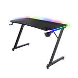 Masa gaming Trust GXT 710 Luminus Pro, iluminare RGB, greutate maxima suportata 150 kg, negru