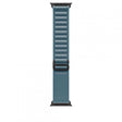 49mm Light Blue Alpine Loop - Large - Black Titanium Finish