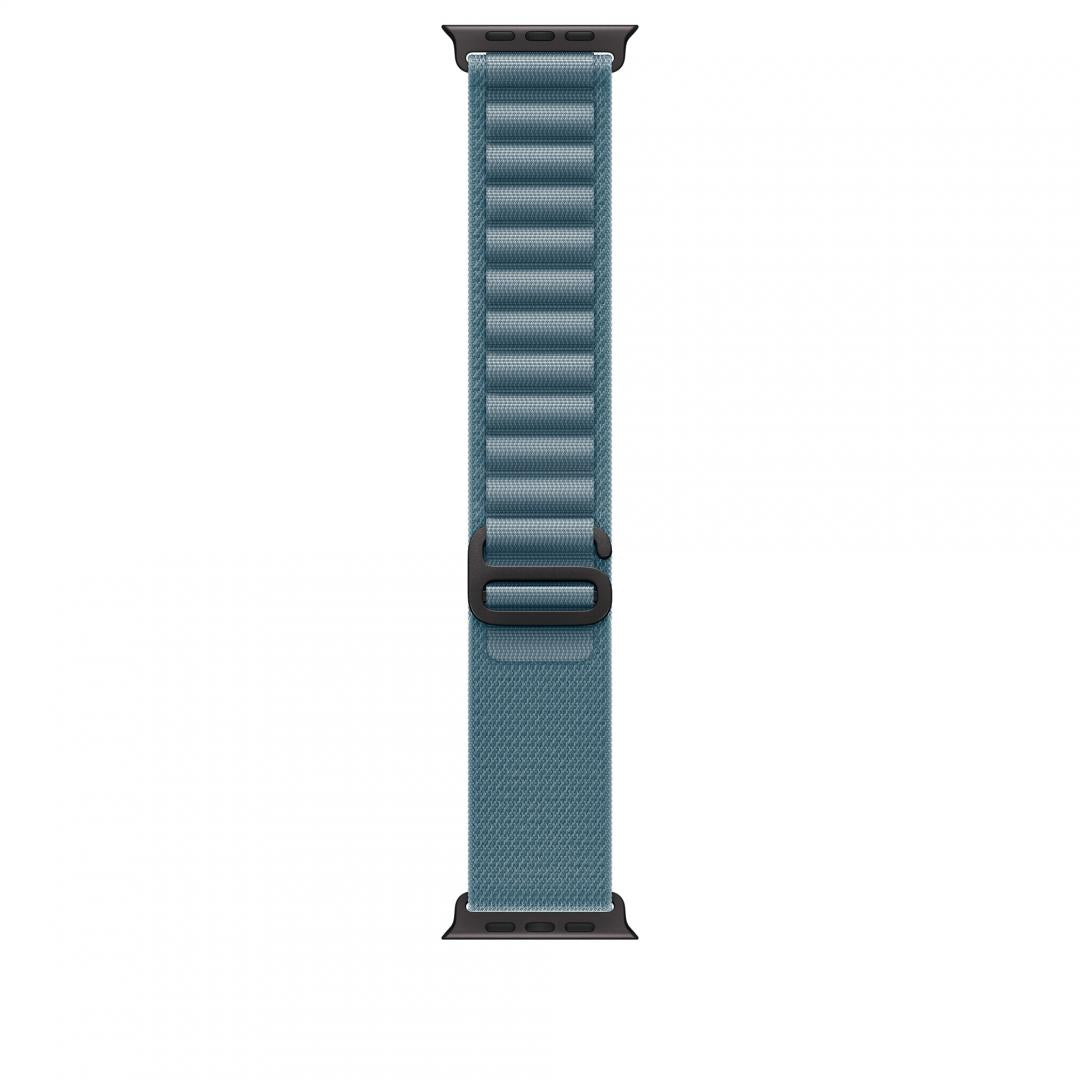 49mm Light Blue Alpine Loop - Large - Black Titanium Finish