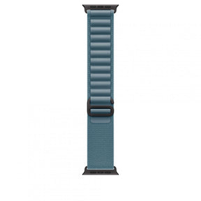49mm Light Blue Alpine Loop - Large - Black Titanium Finish