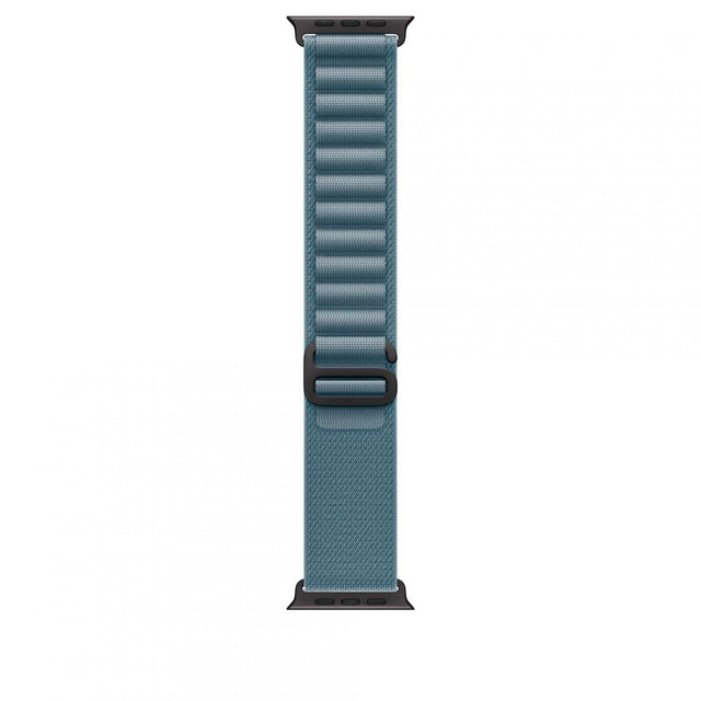 49mm Light Blue Alpine Loop - Large - Black Titanium Finish