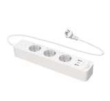 TP-Link  SMART WI-FI SOCKET TAPO P300, Protocol: IEEE 802.11b/g/n, Bluetooth 4.2, 2.4 GHz, Cerințe de sistem, Android 5 sau mai recent, iOS 10 sau mai recent, Dimensiuni: 268*55*40mm, cablu de 1.5m, voltaj maxim: 2300W, 10A, 3 prize, 2 x USB.