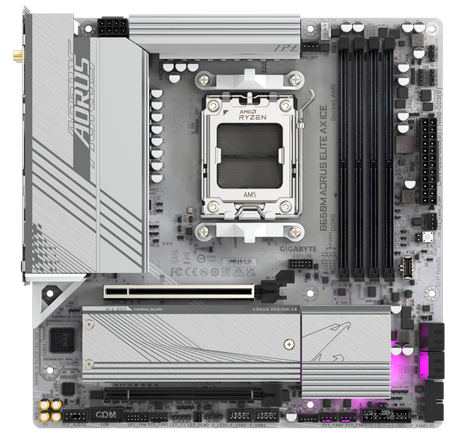 Placa de baza Gigabyte B650M AORUS ELITE AX ICE AM5