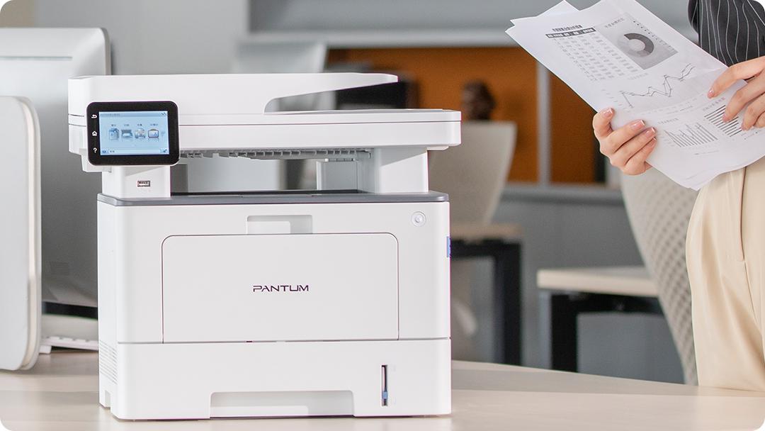 Multifunctional laser Pantum BM5110ADW, format A4, Monocrom, Duplex, USB + LAN + Wi-Fi