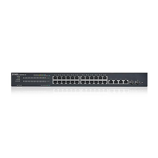 Zyxel XMG1930-30HP, 24-port 2.5GbE Smart Managed Layer 2 PoE 700W 22xPoE+/8xPoE++ Switch with 4 10GbE and 2 SFP+ Uplink