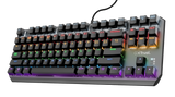 Tastatura Trust GXT834 Callaz Tenkeyless cu fir mecanica, negru