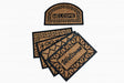 COVORAS INTRARE ANTIDERAPANT 60X40 CM,CAUCIUC+NUCA COCOS,VANORA HOME(mix 5 modele,10 bucati/bax, 2 bucati/model)