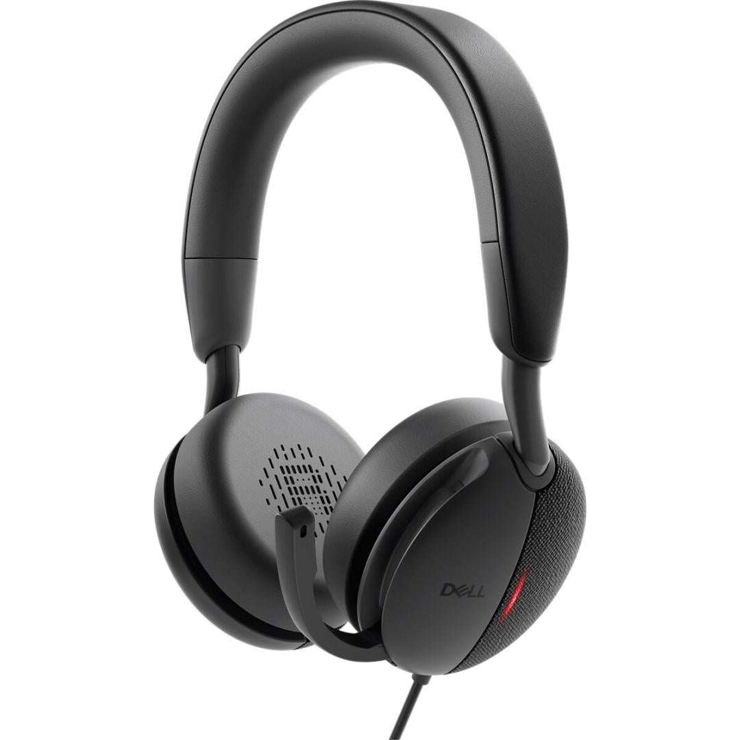 Casti Head-band DELL WH5024, Wired, Noise Canceling, Negru