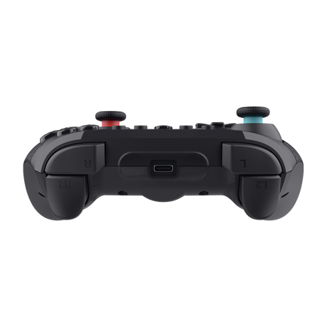 Controller wireless Trust Muta pentru consola Nintendo Switch, 15 butoane, controale: A, B, X, Y, L1, L2, L3, R1, R2, R3, reset, 8-way, start, select, d-input, negru